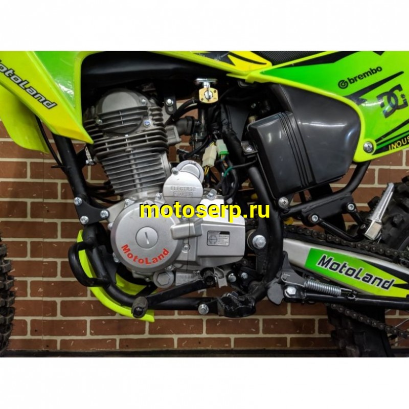 Купить  ====Мотоцикл Кросс/Эндуро Motoland XR 250 LITE (спортинв), Зеленый 21/18, 165FMM, 250сс, диск (шт) (ML 15321 купить с доставкой по Москве и России, цена, технические характеристики, комплектация фото  - motoserp.ru