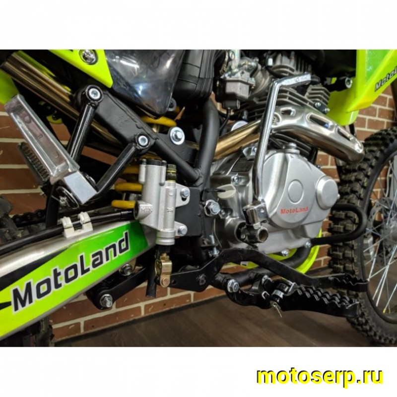 Купить  ====Мотоцикл Кросс/Эндуро Motoland XR 250 LITE (спортинв), Зеленый 21/18, 165FMM, 250сс, диск (шт) (ML 15321 купить с доставкой по Москве и России, цена, технические характеристики, комплектация фото  - motoserp.ru