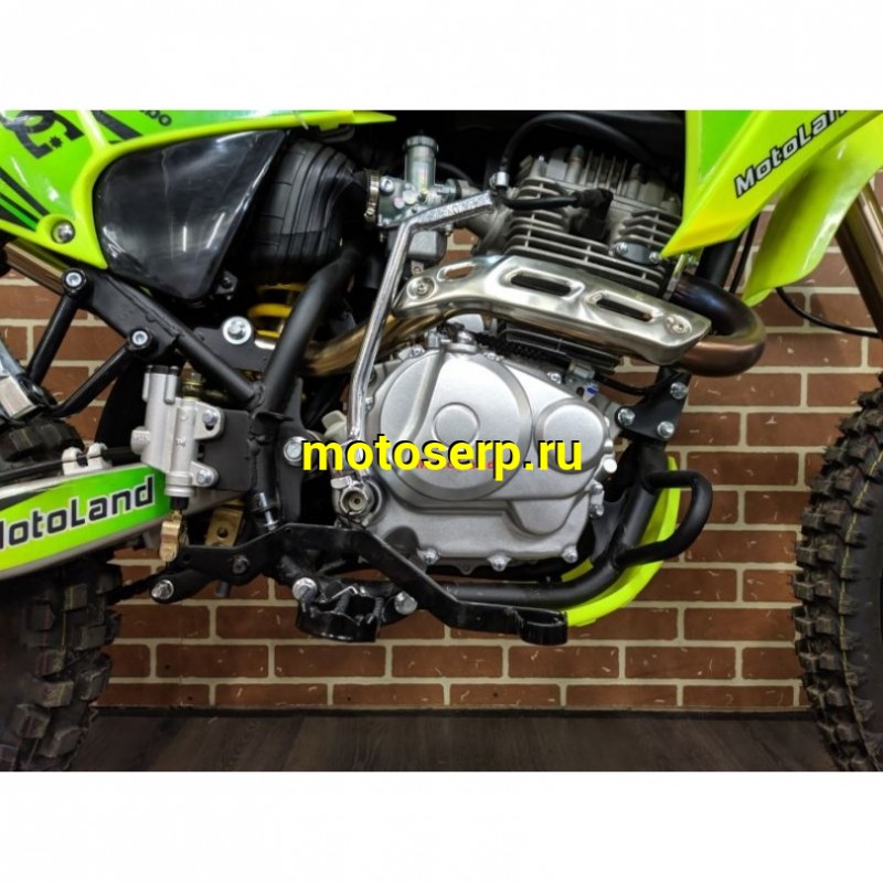 Купить  ====Мотоцикл Кросс/Эндуро Motoland XR 250 LITE (спортинв), Зеленый 21/18, 165FMM, 250сс, диск (шт) (ML 15321 купить с доставкой по Москве и России, цена, технические характеристики, комплектация фото  - motoserp.ru