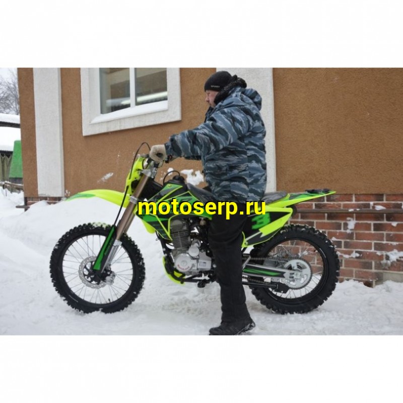 Купить  ====Мотоцикл Кросс/Эндуро Motoland XR 250 LITE (спортинв), Зеленый 21/18, 165FMM, 250сс, диск (шт) (ML 15321 купить с доставкой по Москве и России, цена, технические характеристики, комплектация фото  - motoserp.ru