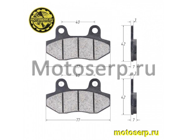 Купить  Колодки тормозные диск KAYO,TTR250-1,BSE125,Honda LEAD,RADIUM300 (перед), Cobra (пар) (SM 151-3352 купить с доставкой по Москве и России, цена, технические характеристики, комплектация фото  - motoserp.ru