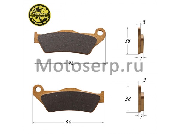 Купить  Колодки тормозные диск FA 181 SM-PARTS OFF-ROAD,  аналог EBC FA181HH,  VD-947 (пар) (Кокурин купить с доставкой по Москве и России, цена, технические характеристики, комплектация фото  - motoserp.ru