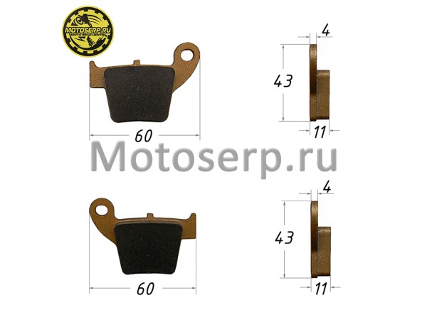 Купить  Колодки тормозные диск FA 346 SM-PARTS OFF-ROAD,  аналог EBC FA346,  VD-168 (пар) (SM 151-7907 купить с доставкой по Москве и России, цена, технические характеристики, комплектация фото  - motoserp.ru