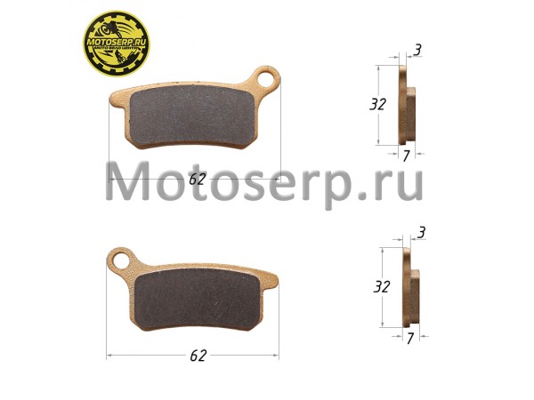 Купить  Колодки тормозные диск FA 357 SM-PARTS OFF-ROAD,  аналог EBC FA357,  VD-9006 (пар) (SM 151-1560 купить с доставкой по Москве и России, цена, технические характеристики, комплектация фото  - motoserp.ru