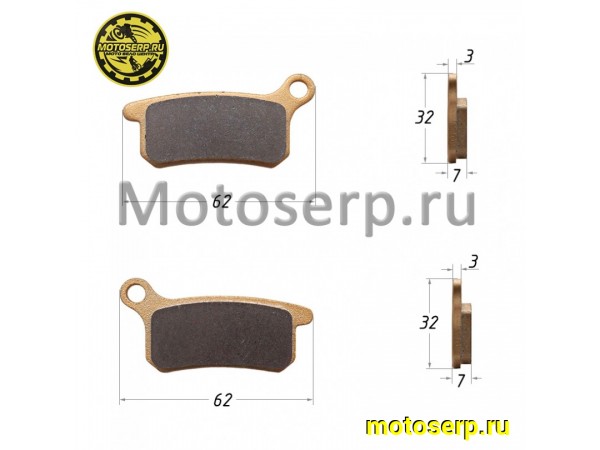 Купить  Колодки тормозные диск FA 357 SM-PARTS OFF-ROAD,  аналог EBC FA357,  VD-9006 (пар) (SM 151-1560 купить с доставкой по Москве и России, цена, технические характеристики, комплектация фото  - motoserp.ru