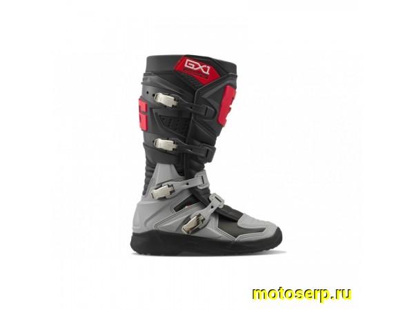 Купить  Мотоботы кросс. GAERNE GX-1 EVO (защ. голени), красный/черный/серый р-р 41" (Ч/З) (пар) (GAERNE 2193-032 купить с доставкой по Москве и России, цена, технические характеристики, комплектация фото  - motoserp.ru