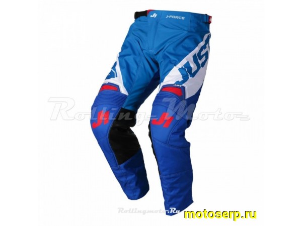 Купить  Штаны для мотокросса JUST1 красные/синие  р-р XXXL (шт)  (SM 930-3893 купить с доставкой по Москве и России, цена, технические характеристики, комплектация фото  - motoserp.ru