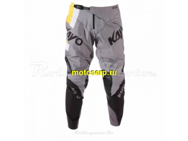 Купить  Штаны для мотокросса KAYO черные/серые  р-р S (шт)  (SM 930-9439 купить с доставкой по Москве и России, цена, технические характеристики, комплектация фото  - motoserp.ru