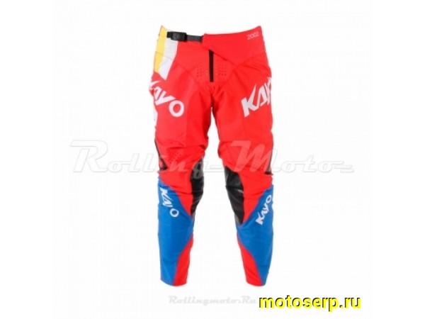 Купить  Штаны для мотокросса KAYO красные/синие (детские) M (шт)  (SM 930-8828 купить с доставкой по Москве и России, цена, технические характеристики, комплектация фото  - motoserp.ru