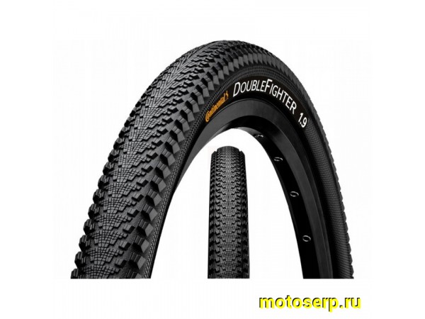 Купить  Покрышка  26" 559 26х1.90 мелкий шип. Continental Double Fighter 3 Вело (шт). (R5 VZ20210017 (01286) купить с доставкой по Москве и России, цена, технические характеристики, комплектация фото  - motoserp.ru