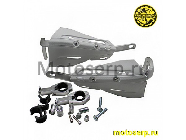 Купить  Защита рук/рычагов (уши)  OTOM тип 3 Белый (пар) (Кокурин купить с доставкой по Москве и России, цена, технические характеристики, комплектация фото  - motoserp.ru