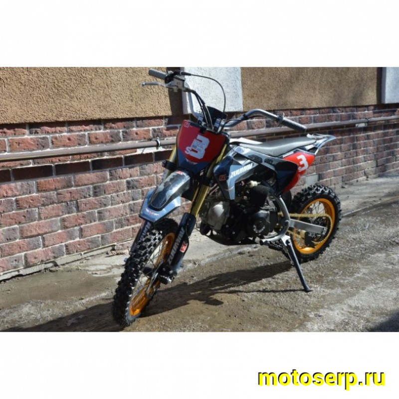 Купить  ====Питбайк ZUUMAV FX S3 (спортинв), 12/14, 4Т, 110cc, автомат , возд. охлажд.,карбюр.,диск/диск. (шт) (ZUUMAV купить с доставкой по Москве и России, цена, технические характеристики, комплектация фото  - motoserp.ru