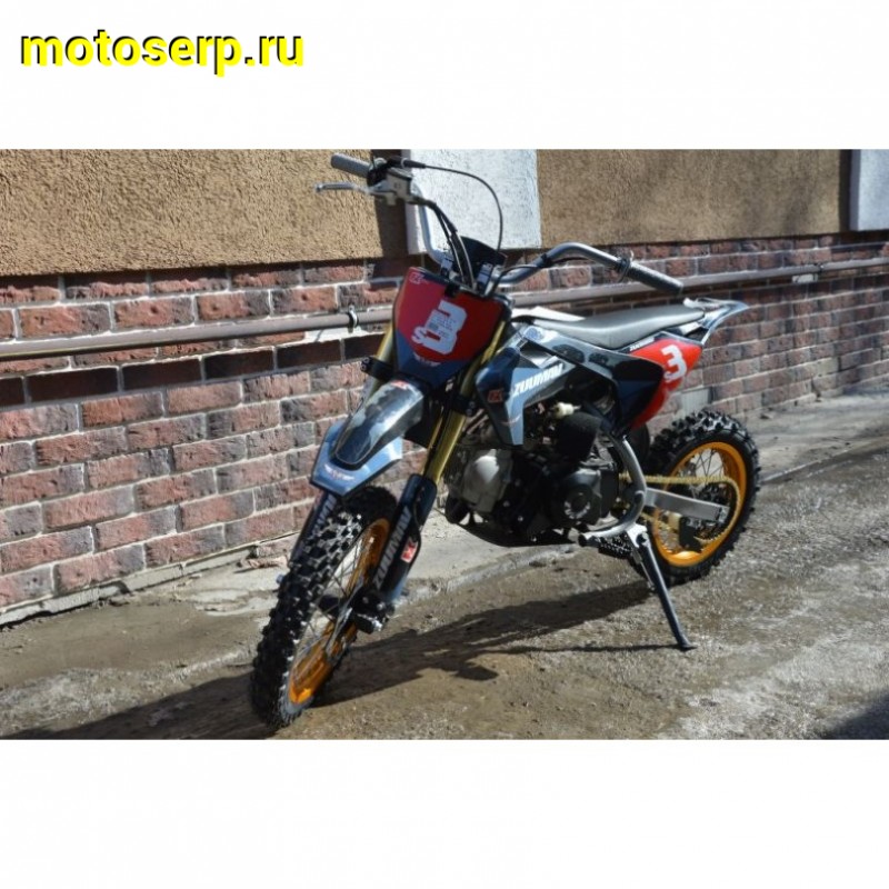 Купить  ====Питбайк ZUUMAV FX S3 (спортинв), 12/14, 4Т, 110cc, автомат , возд. охлажд.,карбюр.,диск/диск. (шт) (ZUUMAV купить с доставкой по Москве и России, цена, технические характеристики, комплектация фото  - motoserp.ru