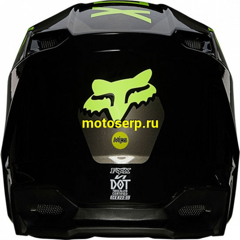 Купить  ====Шлем Кросс Fox V1 Revn Youth Helmet Yellow YM (25876-130-YM) (шт) (0 купить с доставкой по Москве и России, цена, технические характеристики, комплектация фото  - motoserp.ru