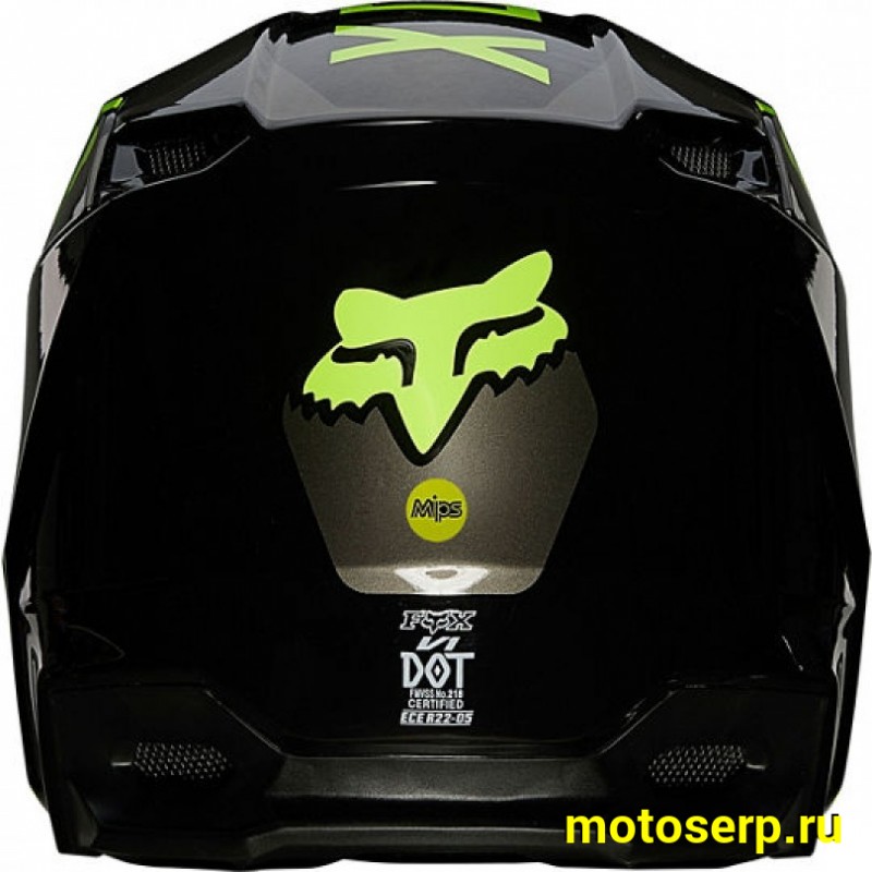 Купить  ====Шлем Кросс Fox V1 Revn Youth Helmet Yellow YM (25876-130-YM) (шт) (0 купить с доставкой по Москве и России, цена, технические характеристики, комплектация фото  - motoserp.ru