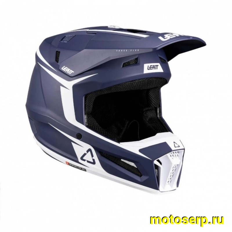 Купить  Шлем Кросс Leatt Moto 3.5 Helmet Kit blue (XS) 2026 (1026000550) (шт) (Fox УТ-1026000550 купить с доставкой по Москве и России, цена, технические характеристики, комплектация фото  - motoserp.ru