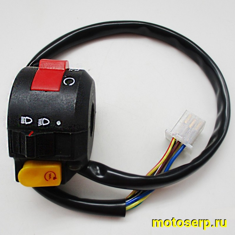 Купить  Переключатели руля (ПК) блок переключателя (7 пров.) KAYO CLASSIC, T-серия MX, FX250 (D040004/18) (лев) (шт) (SM 119-5084 купить с доставкой по Москве и России, цена, технические характеристики, комплектация фото  - motoserp.ru