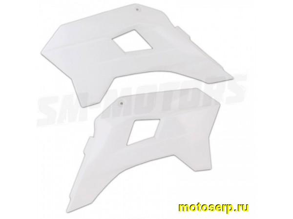 Купить  Пластик боковой передний левый/правый KAYO KRZ белый (пара) (SM 776-3392 купить с доставкой по Москве и России, цена, технические характеристики, комплектация фото  - motoserp.ru