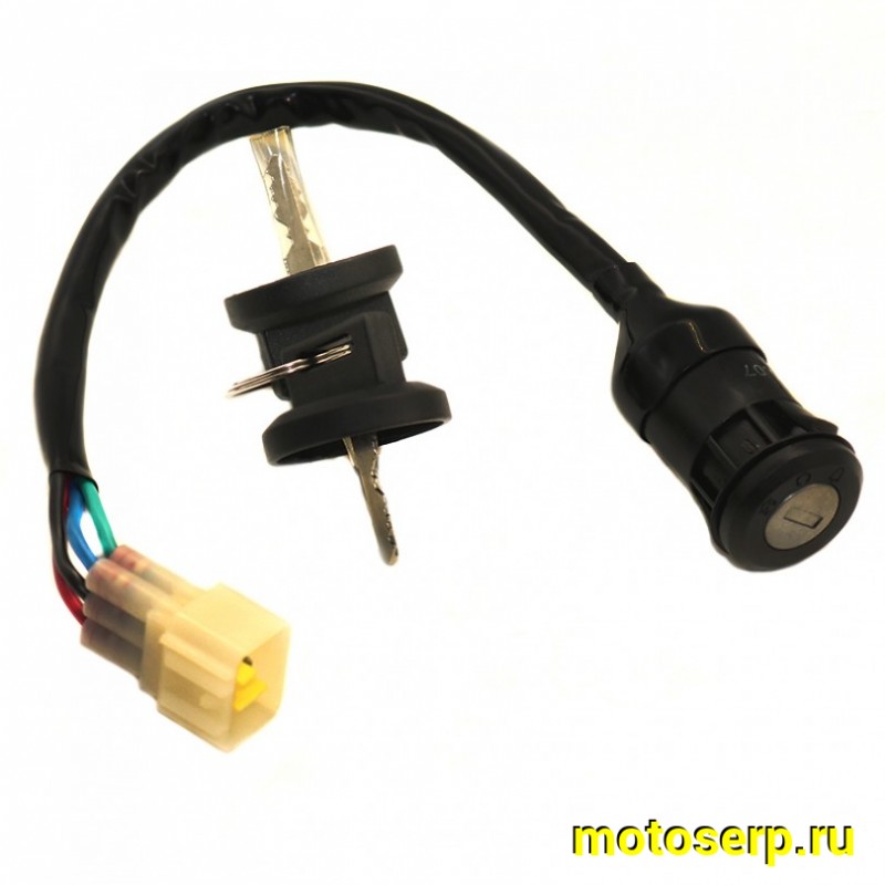 Купить  Замок зажигания KAYO 3-х позиционный с вкл/выкл. фары 5 контакт. (шт) (SM 286-7987 купить с доставкой по Москве и России, цена, технические характеристики, комплектация фото  - motoserp.ru