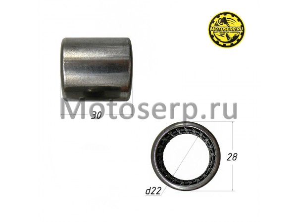 Купить  Подшипник игольчатый 22*28*30  HK222830 оси маятника KAYO T4,T6,К6  (пар) (SM 907002-0005 купить с доставкой по Москве и России, цена, технические характеристики, комплектация фото  - motoserp.ru