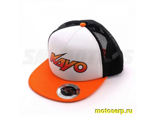Купить  Бейсболка KAYO (белая/оранжевая/черная) (шт)  (SM 817-9879 купить с доставкой по Москве и России, цена, технические характеристики, комплектация фото  - motoserp.ru