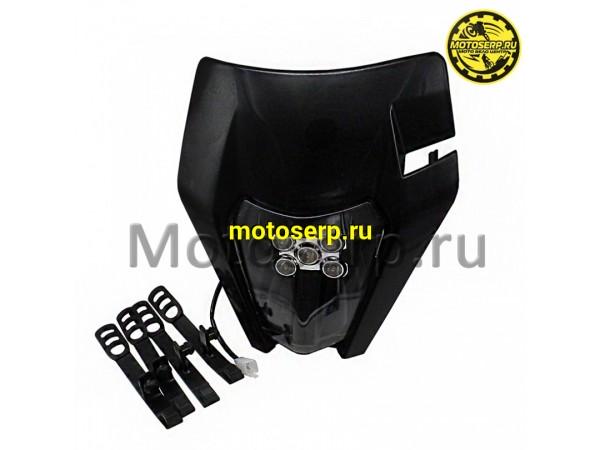 Купить  Фара передняя + Обтекатель LED Light Pro (черный) KTM 19-21, Athlete, Five, Pilot и др. (шт) (Кокурин купить с доставкой по Москве и России, цена, технические характеристики, комплектация фото  - motoserp.ru