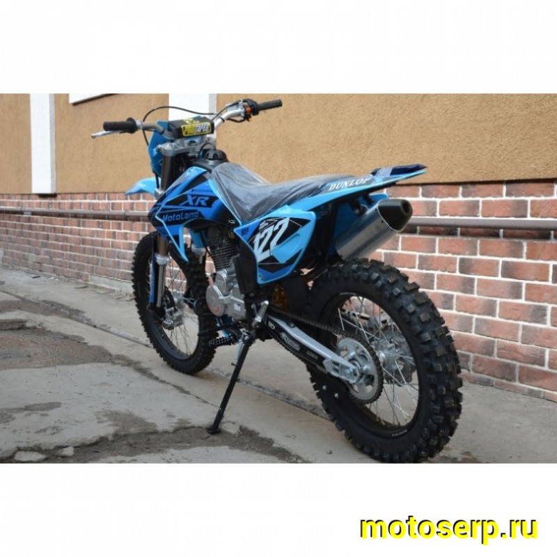 Купить  ====Мотоцикл Кросс/Эндуро Motoland XR 250 LITE (2023) (спортинв), синий 21/18, 165FMM, 250сс, диск (шт) (ML 15322 купить с доставкой по Москве и России, цена, технические характеристики, комплектация фото  - motoserp.ru