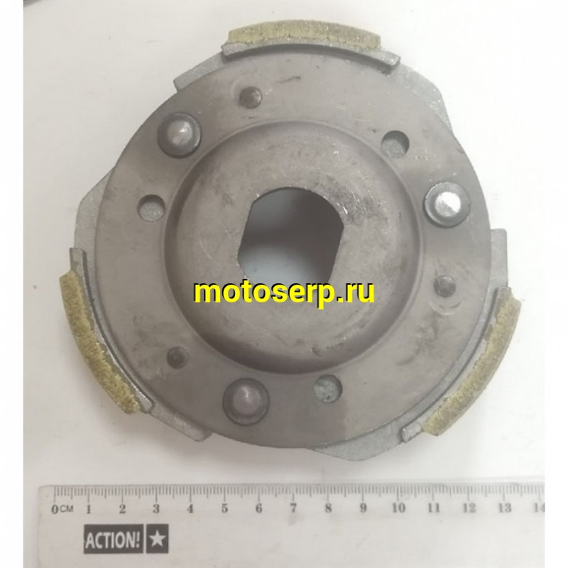 Купить  Сцепление (плата с колодками) центробежное, 152QMI,157QMJ,161QMK, ATV150 (D-122mm) (шт) (AVANTIS 15534 (TATA 10060230 (MOTO-SKUTER 6194 (ANKON 030587 купить с доставкой по Москве и России, цена, технические характеристики, комплектация фото  - motoserp.ru