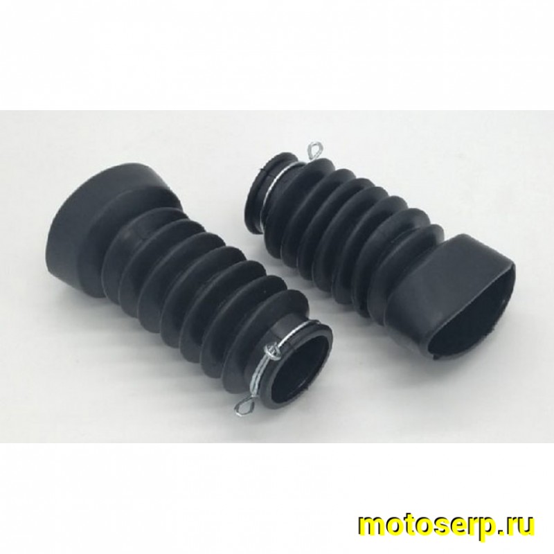 Купить  Гофры (чехлы) резиновые передней вилки скутер GY6 150cc "KOMATCU" D-45, d-30, L-115.mm (пара) (MT A-850 купить с доставкой по Москве и России, цена, технические характеристики, комплектация фото  - motoserp.ru