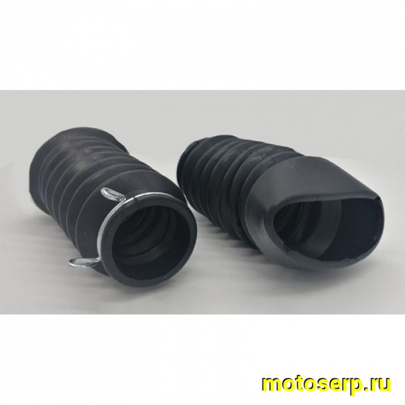 Купить  Гофры (чехлы) резиновые передней вилки скутер GY6 150cc "KOMATCU" D-45, d-30, L-115.mm (пара) (MT A-850 купить с доставкой по Москве и России, цена, технические характеристики, комплектация фото  - motoserp.ru