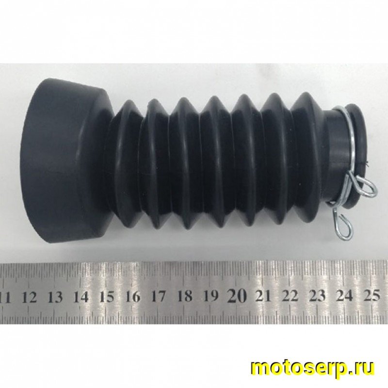 Купить  Гофры (чехлы) резиновые передней вилки скутер GY6 150cc "KOMATCU" D-45, d-30, L-115.mm (пара) (MT A-850 купить с доставкой по Москве и России, цена, технические характеристики, комплектация фото  - motoserp.ru