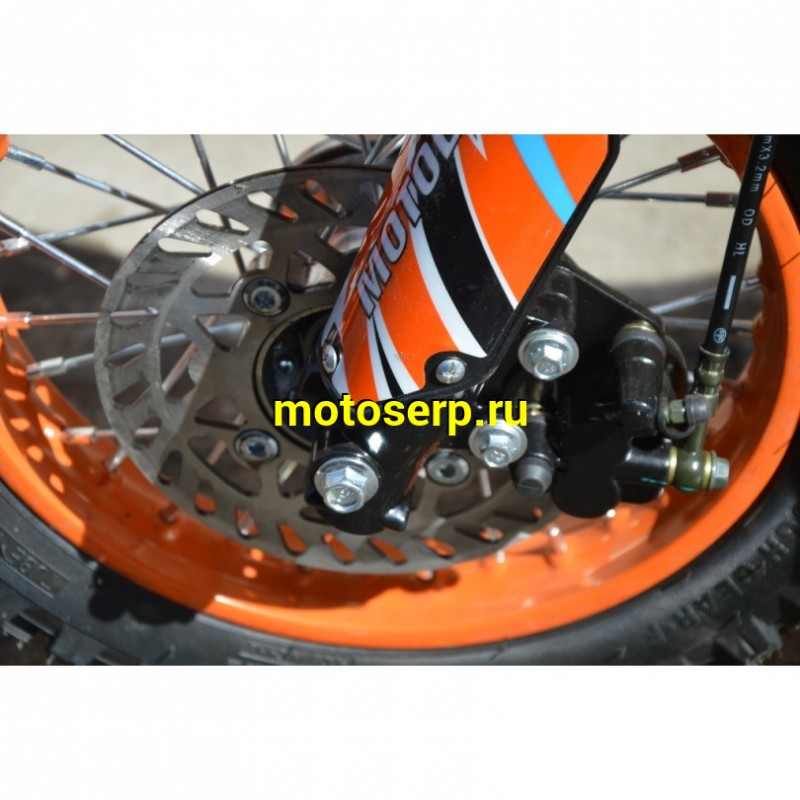 Купить  ====Питбайк Motoland CRF 10 (спортинв), 70сс, 4Т, оранжевый, .возд.охл., АВТОМАТ, эл-стартер, диск/диск ,12"/10" (шт) (ML 15304 купить с доставкой по Москве и России, цена, технические характеристики, комплектация фото  - motoserp.ru