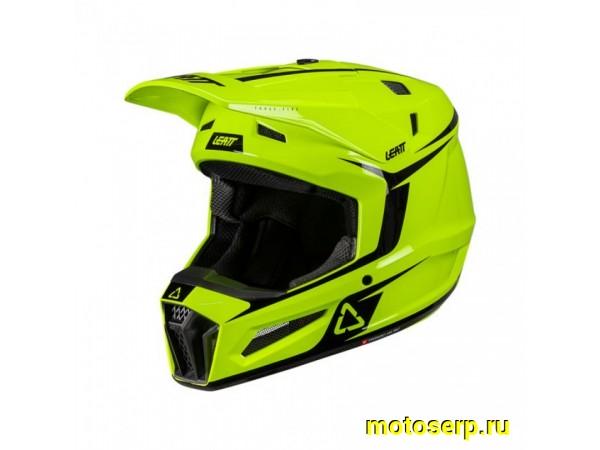 Купить  Шлем Кросс Leatt Moto 3.5 Helmet Kit Neon Yellow (XS) 2026 (1026000750) (шт) (Fox УТ-1026000750 купить с доставкой по Москве и России, цена, технические характеристики, комплектация фото  - motoserp.ru