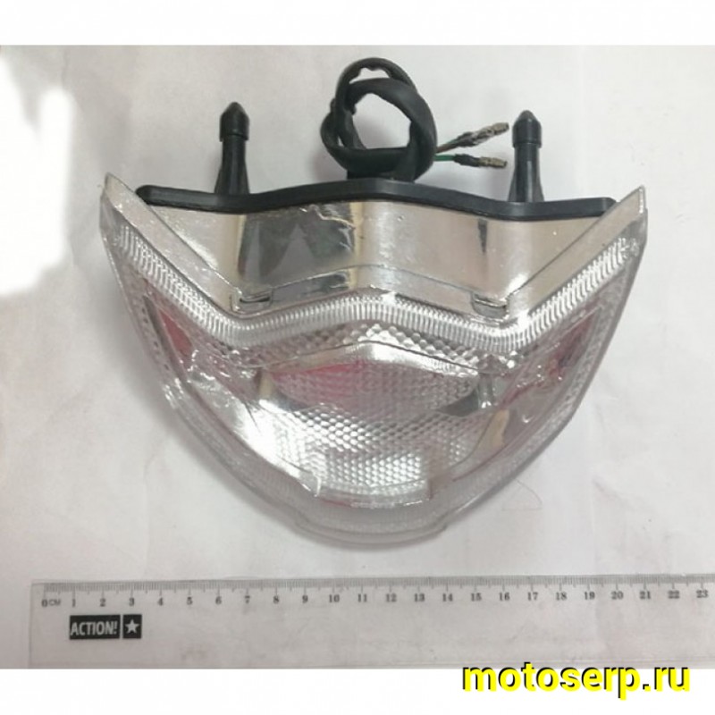 Купить  Фонарь задний в сб. (стоп-сигнал) (прозрачное стекло) FALCON SPEEDFIRE 250cc, Johnny Pag Falcon 320i, MOTRAC 250cc (шт) (0 купить с доставкой по Москве и России, цена, технические характеристики, комплектация фото  - motoserp.ru