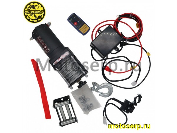 Купить  ЛЕБЕДКА электрич. для квадроциклов 12В 2000LBS ATV FORESTER 200 (шт) (AVANTIS 18294 купить с доставкой по Москве и России, цена, технические характеристики, комплектация фото  - motoserp.ru