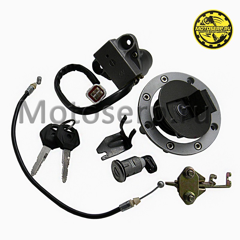 Купить  Замок зажигания (комплект замков) Motrak R12 /N10 /R15 250сс (комп) (0 купить с доставкой по Москве и России, цена, технические характеристики, комплектация фото  - motoserp.ru