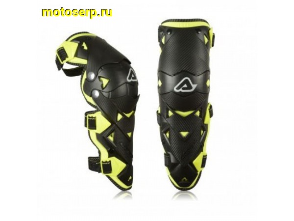 Купить  Наколенники ACERBIS X-STRONG KNEE Black/Yellow (пар) (Progasi 0016810.318 купить с доставкой по Москве и России, цена, технические характеристики, комплектация фото  - motoserp.ru