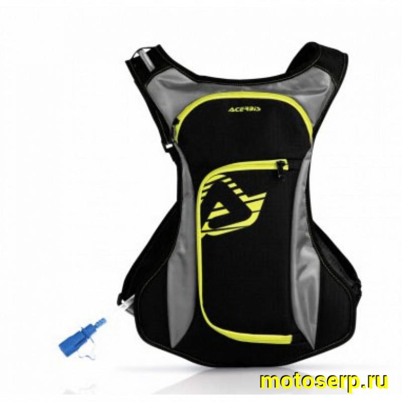 Купить  Сумка - Рюкзак (гидропак, гидратор, поилка, термобарьер) ACERBIS ACQUA DRINK BAG Black/Ellow (шт) (Лепилкин купить с доставкой по Москве и России, цена, технические характеристики, комплектация фото  - motoserp.ru