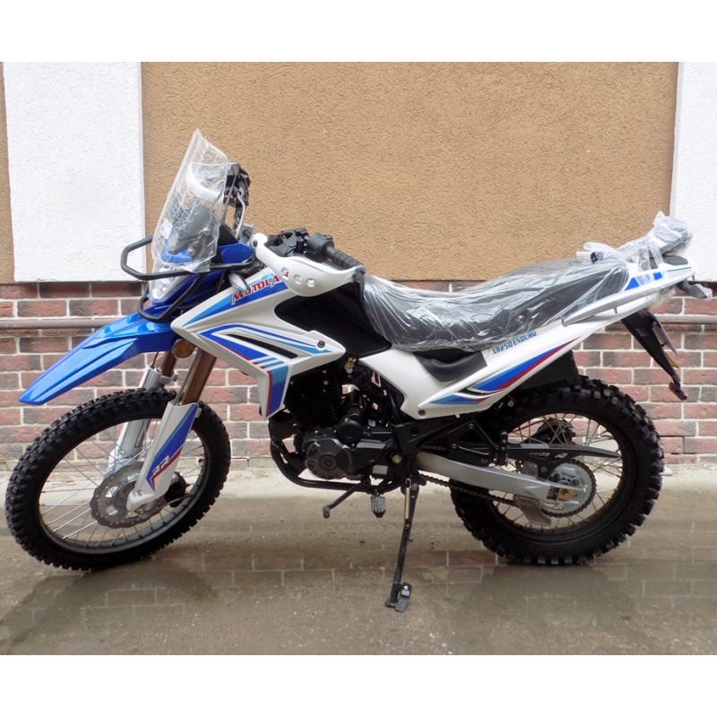 Купить  Мотоцикл внедорожный Motoland XR 250 ENDURO 172FMM (ЭПТС), 21/18, с ветровым щитком, БЕЛЫЙ (шт) (ML 14836 купить с доставкой по Москве и России, цена, технические характеристики, комплектация фото  - motoserp.ru