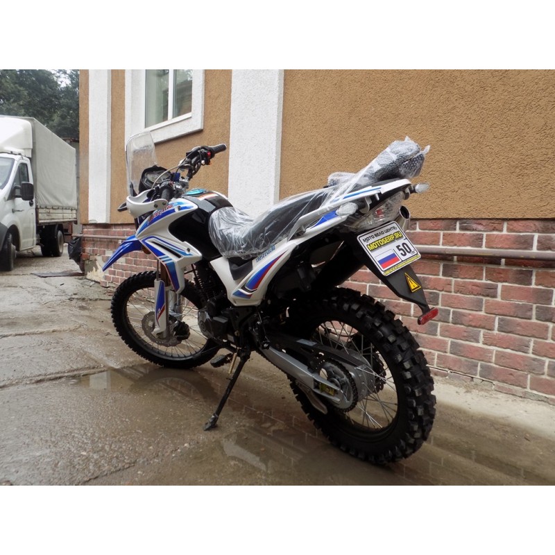 Купить  Мотоцикл внедорожный Motoland XR 250 ENDURO 172FMM (ЭПТС), 21/18, с ветровым щитком, БЕЛЫЙ (шт) (ML 14836 купить с доставкой по Москве и России, цена, технические характеристики, комплектация фото  - motoserp.ru
