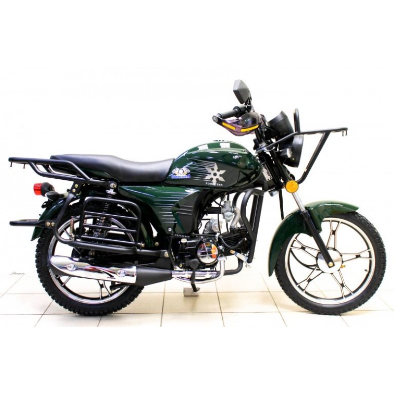 Купить  Мопед MM FORESTER STREET (Форестер Стрит) 50сс,4Т,возд.охл.,карбюр.,бараб./бараб. ,кол.17"/17"  (шт) 0110 (MM 36793 купить с доставкой по Москве и России, цена, технические характеристики, комплектация фото  - motoserp.ru