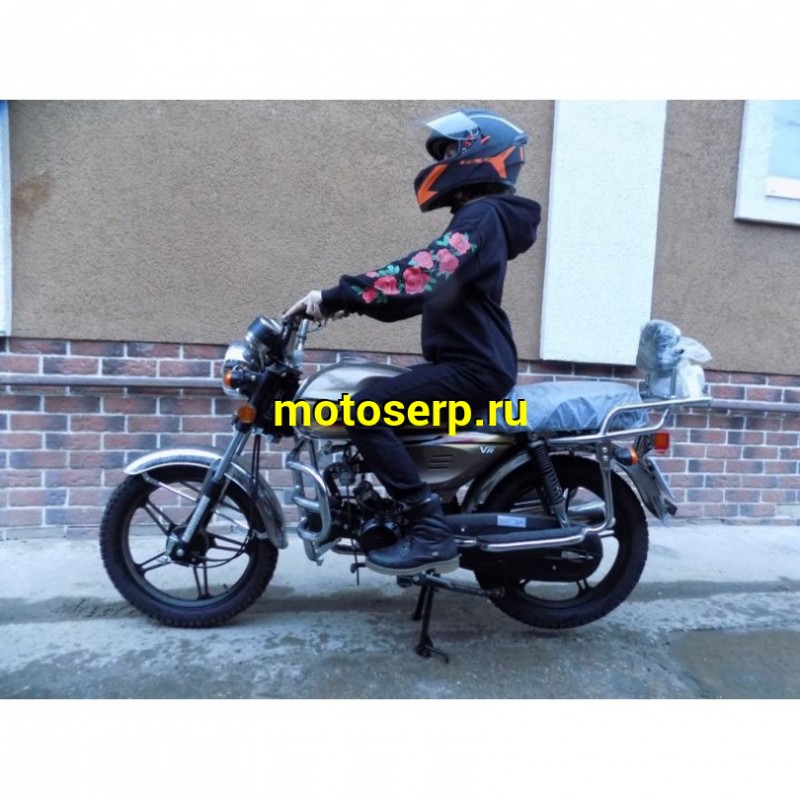 Купить  ====Мопед Motoland Альфа VR11 50/110 (+ЦПГ) (Альфа эр икс) 4Т; 50/110cc; кол. 17"литые; ЧЕРНЫЙ (шт) (ML 15350 купить с доставкой по Москве и России, цена, технические характеристики, комплектация фото  - motoserp.ru