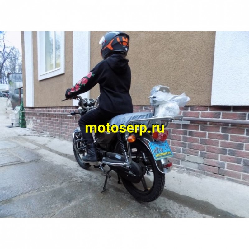 Купить  ====Мопед Motoland Альфа VR11 50/110 (+ЦПГ) (Альфа эр икс) 4Т; 50/110cc; кол. 17"литые; ЧЕРНЫЙ (шт) (ML 15350 купить с доставкой по Москве и России, цена, технические характеристики, комплектация фото  - motoserp.ru