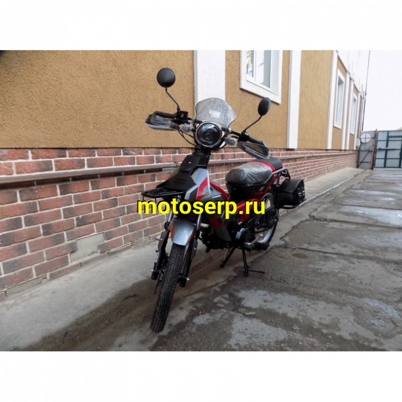 Купить  ====Мопед Millennium Delta Tourist-50  4Т; боковые кофры; сидение пассажира, лобовое стекло; усиленная рама. (Бер) (шт) 0110 (ТехМаркет купить с доставкой по Москве и России, цена, технические характеристики, комплектация фото  - motoserp.ru