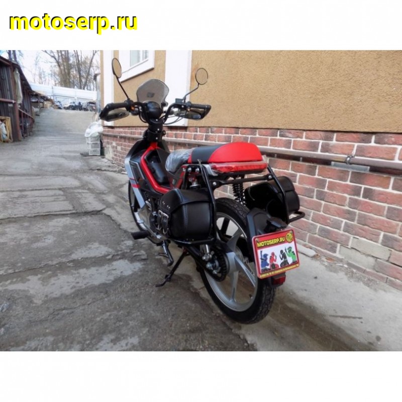 Купить  ====Мопед Millennium Delta Tourist-50  4Т; боковые кофры; сидение пассажира, лобовое стекло; усиленная рама. (Бер) (шт) 0110 (ТехМаркет купить с доставкой по Москве и России, цена, технические характеристики, комплектация фото  - motoserp.ru