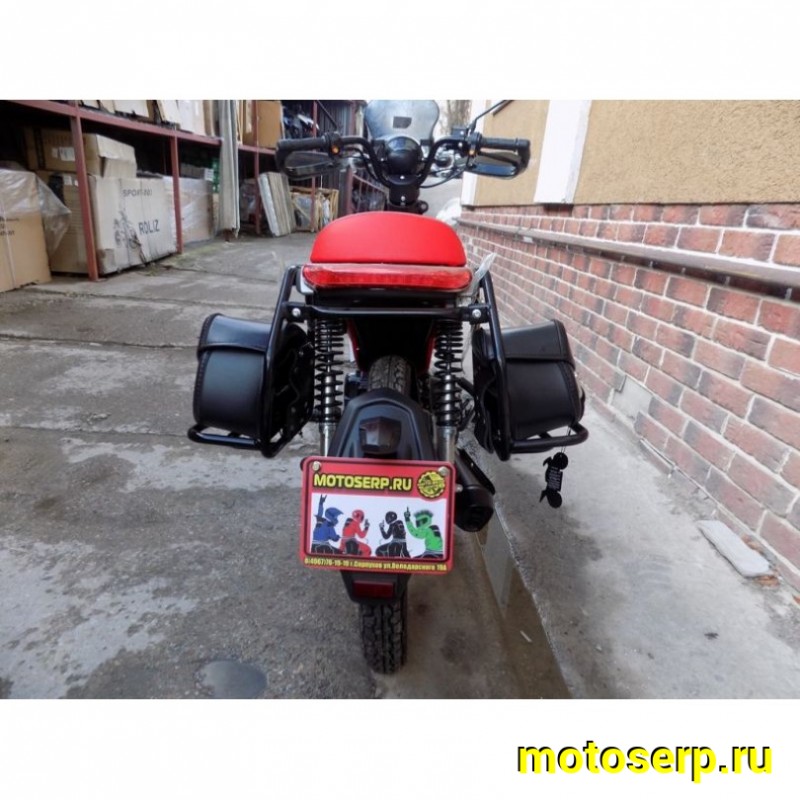 Купить  ====Мопед Millennium Delta Tourist-50  4Т; боковые кофры; сидение пассажира, лобовое стекло; усиленная рама. (Бер) (шт) 0110 (ТехМаркет купить с доставкой по Москве и России, цена, технические характеристики, комплектация фото  - motoserp.ru