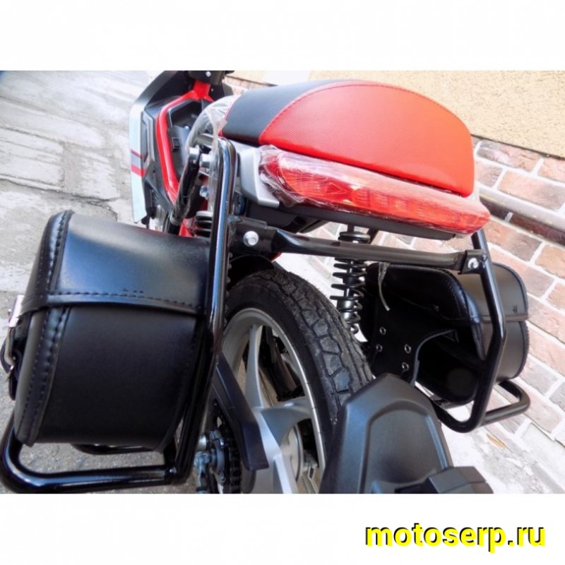 Купить  ====Мопед Millennium Delta Tourist-50  4Т; боковые кофры; сидение пассажира, лобовое стекло; усиленная рама. (Бер) (шт) 0110 (ТехМаркет купить с доставкой по Москве и России, цена, технические характеристики, комплектация фото  - motoserp.ru