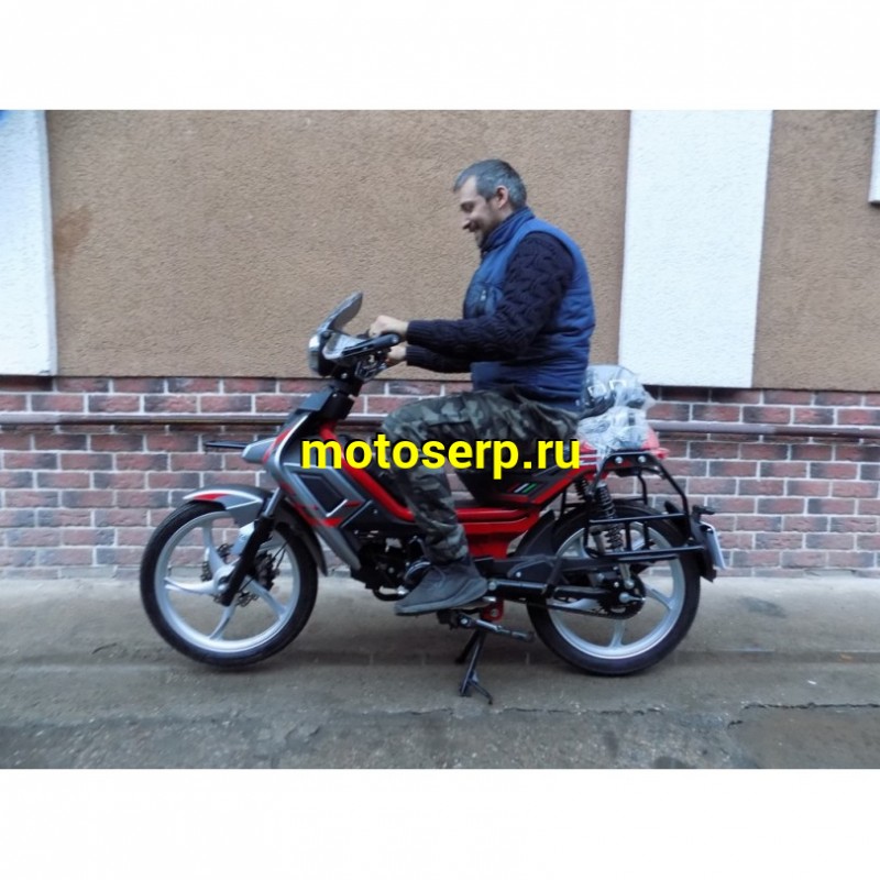 Купить  ====Мопед Millennium Delta Tourist-50  4Т; боковые кофры; сидение пассажира, лобовое стекло; усиленная рама. (Бер) (шт) 0110 (ТехМаркет купить с доставкой по Москве и России, цена, технические характеристики, комплектация фото  - motoserp.ru
