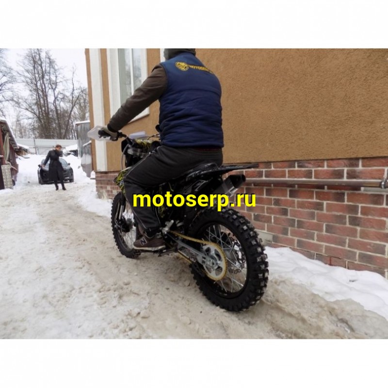 Купить  ====Мотоцикл Кросс/Эндуро BSE Z1 150e 19/16 Zebra Yellow 2.0 (ЧЕРНЫЙ ПЛАСТИК, защита рук, USB зарядка) (шт)   купить с доставкой по Москве и России, цена, технические характеристики, комплектация фото  - motoserp.ru