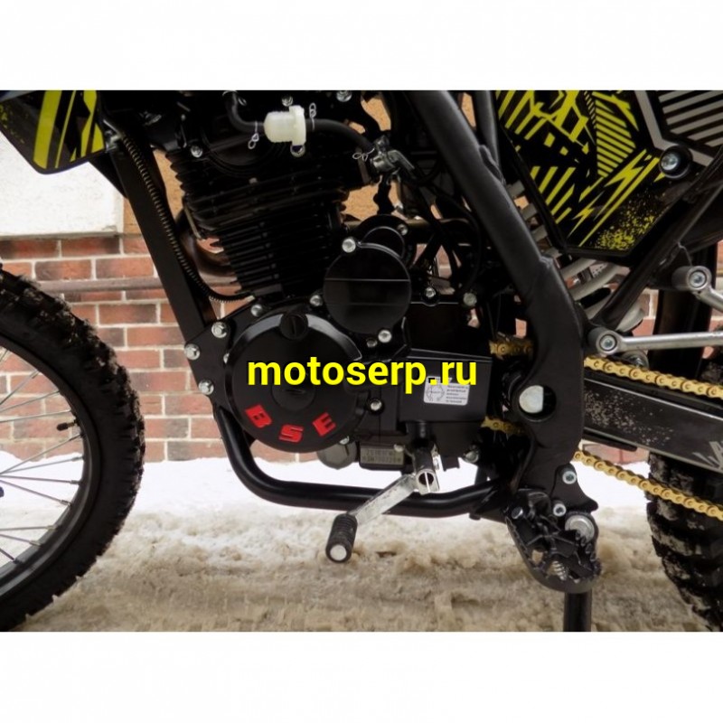 Купить  ====Мотоцикл Кросс/Эндуро BSE Z1 150e 19/16 Zebra Yellow 2.0 (ЧЕРНЫЙ ПЛАСТИК, защита рук, USB зарядка) (шт)   купить с доставкой по Москве и России, цена, технические характеристики, комплектация фото  - motoserp.ru